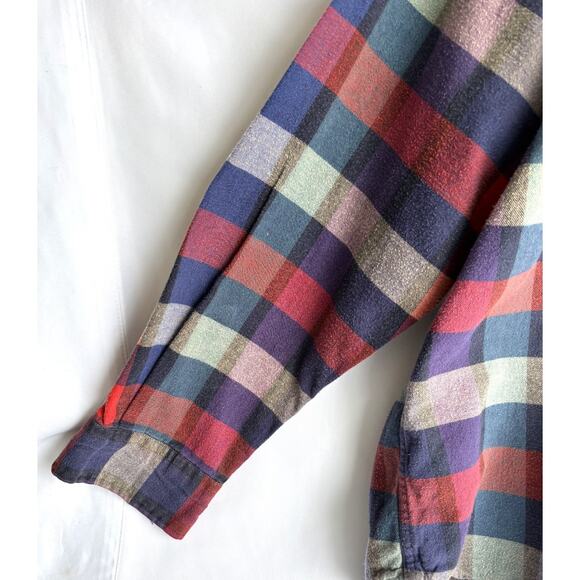 Boston Traders Vintage 90s Men's Flannel Long Sleeve Shirt Size XL - Picture 5 of 6